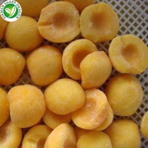 Premium frysta gula persikeskivor