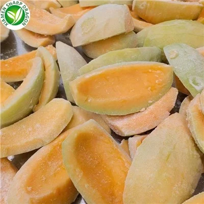 Fryst cantaloupe kub